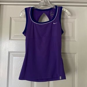 PURPLE NIKE TENNIS DRI-FIT TANK TOP